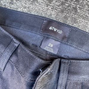 Atwyld Moto Riding Jeans with Leather